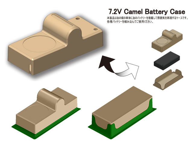 7.2V Camel Battery Case